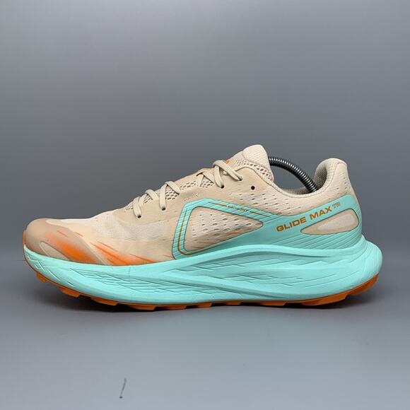 Salomon Glide Max Trail Orange Blue Running Shoes Men's Sz 11 - Picture 7 of 10